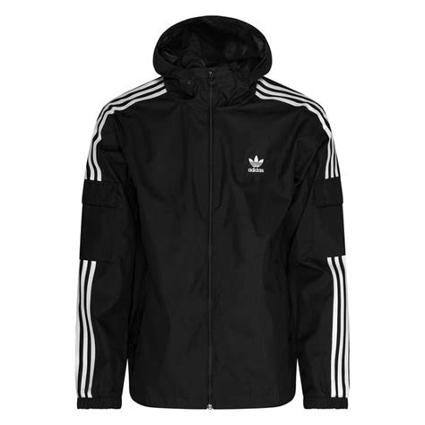 adidas windbreaker schwarz weiß|windbreaker jacket unisex.